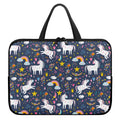 Unicorn Dream Cartoon Pattern Print Laptop Sleeve With Handle