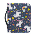 Unicorn Dream Cartoon Pattern Print Leather Bible Cover