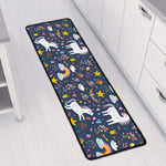 Unicorn Dream Cartoon Pattern Print Long Kitchen Mat