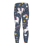 Unicorn Dream Cartoon Pattern Print Men's leggings