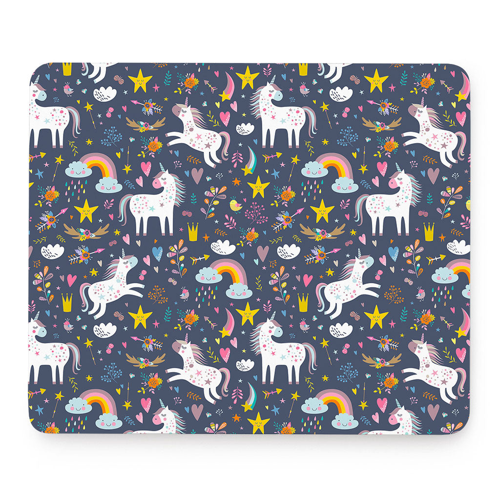 Unicorn Dream Cartoon Pattern Print Mouse Pad