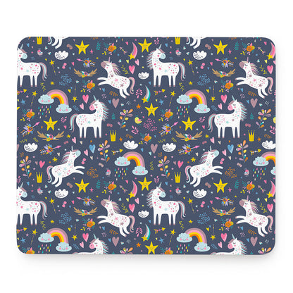 Unicorn Dream Cartoon Pattern Print Mouse Pad