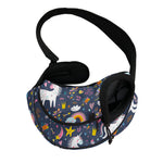 Unicorn Dream Cartoon Pattern Print Pet Sling Carrier