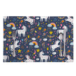 Unicorn Dream Cartoon Pattern Print Placemat