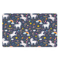Unicorn Dream Cartoon Pattern Print Polyester Doormat