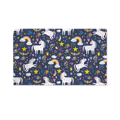 Unicorn Dream Cartoon Pattern Print Polyester Flag