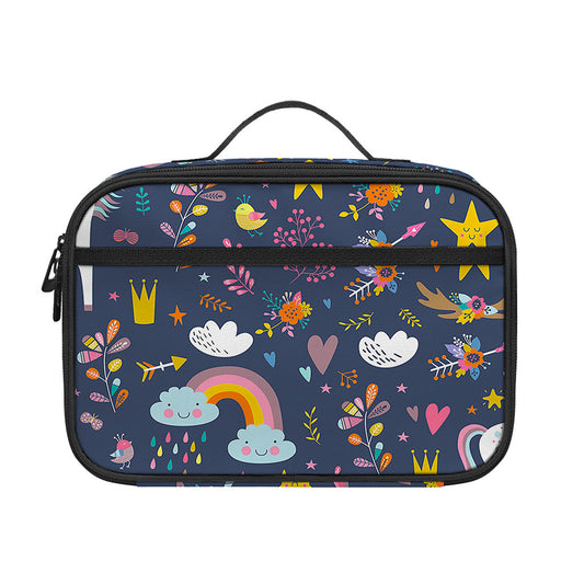 Unicorn Dream Cartoon Pattern Print Portable Lunch Bag