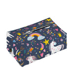 Unicorn Dream Cartoon Pattern Print Rectangle Tissue Box Cover