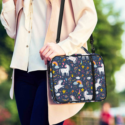 Unicorn Dream Cartoon Pattern Print Shoulder Strap Bible Bag