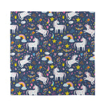 Unicorn Dream Cartoon Pattern Print Silk Bandana