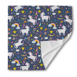Unicorn Dream Cartoon Pattern Print Silk Bandana