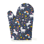 Unicorn Dream Cartoon Pattern Print Single Oven Mitt