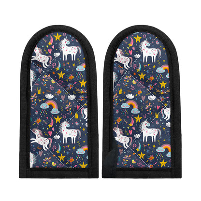 Unicorn Dream Cartoon Pattern Print Skillet Handle Cover