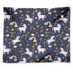 Unicorn Dream Cartoon Pattern Print Tapestry