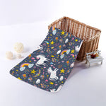 Unicorn Dream Cartoon Pattern Print Towel
