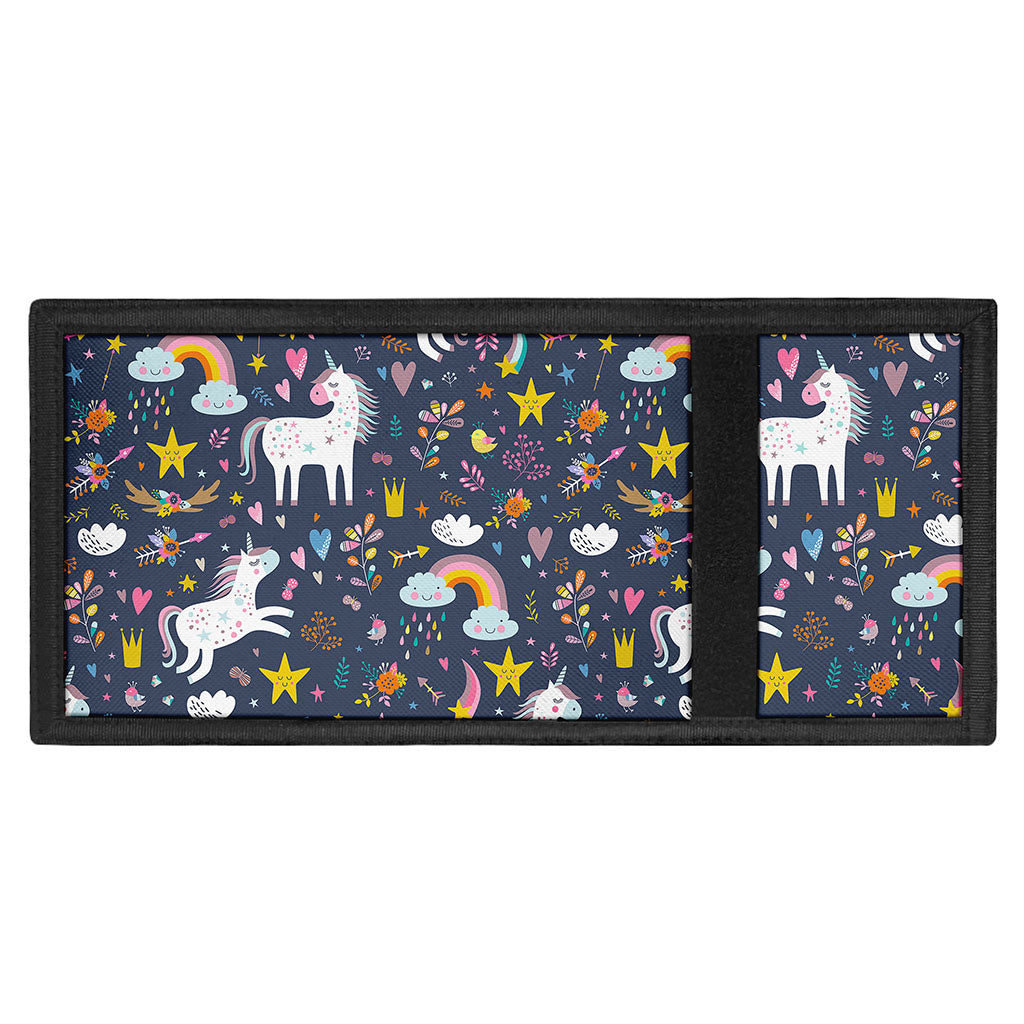 Unicorn Dream Cartoon Pattern Print Trifold Wallet