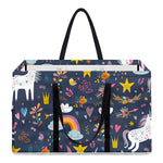 Unicorn Dream Cartoon Pattern Print Utility Tote Bag