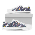 Unicorn Dream Cartoon Pattern Print White Low Top Sneakers