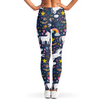 Unicorn Dream Cartoon Pattern Print Women's Leggings