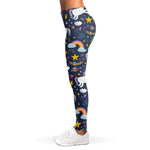 Unicorn Dream Cartoon Pattern Print Women's Leggings