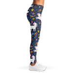 Unicorn Dream Cartoon Pattern Print Women's Leggings