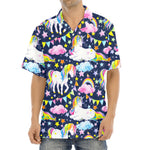 Unicorn Night Festival Pattern Print Aloha Shirt