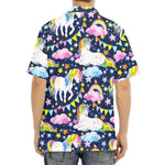 Unicorn Night Festival Pattern Print Aloha Shirt