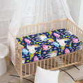 Unicorn Night Festival Pattern Print Baby Crib Sheet