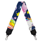 Unicorn Night Festival Pattern Print Bag Strap