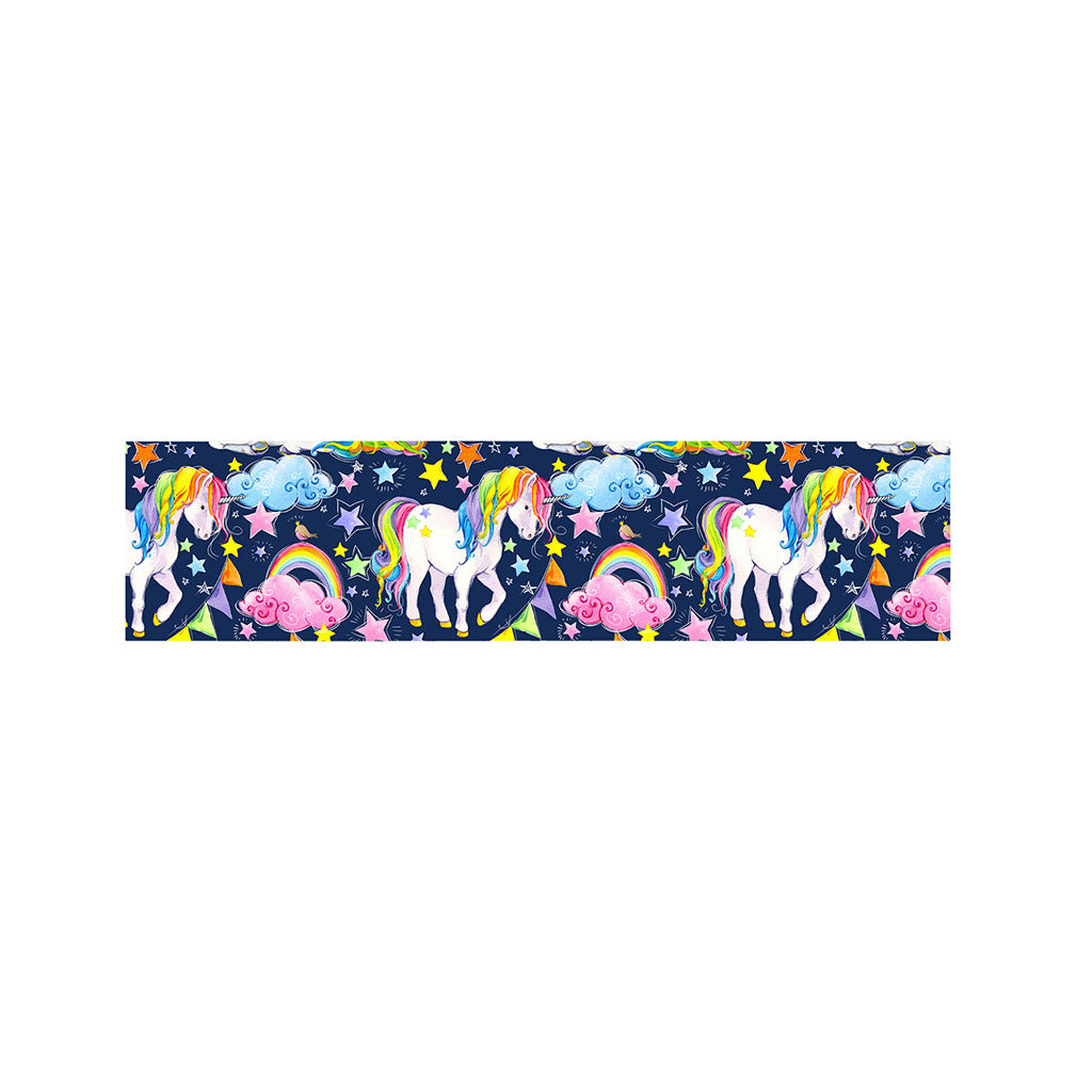 Unicorn Night Festival Pattern Print Bed Runner