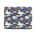 Unicorn Night Festival Pattern Print Bifold Wallet