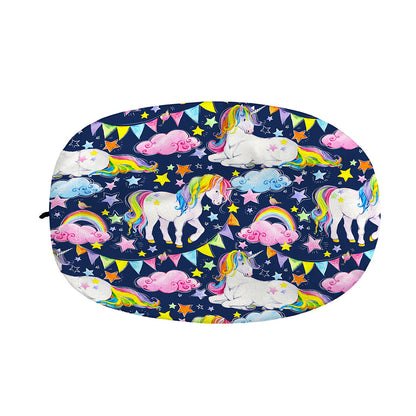 Unicorn Night Festival Pattern Print Car Side Mirror Covers