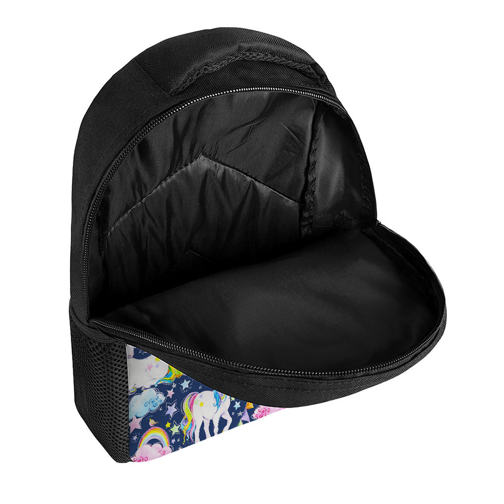 Unicorn Night Festival Pattern Print Casual Backpack