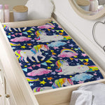 Unicorn Night Festival Pattern Print Changing Pad Cover