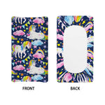 Unicorn Night Festival Pattern Print Changing Pad Cover