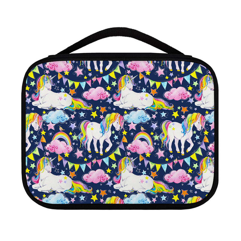 Unicorn Night Festival Pattern Print Classic Bible Case