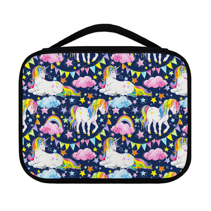 Unicorn Night Festival Pattern Print Classic Bible Case