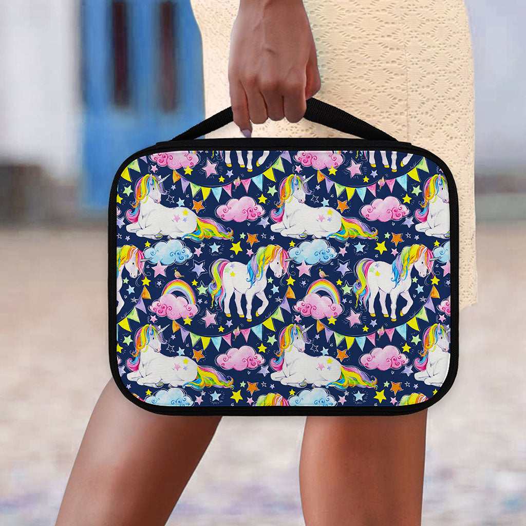 Unicorn Night Festival Pattern Print Classic Bible Case