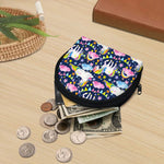 Unicorn Night Festival Pattern Print Coin Purse