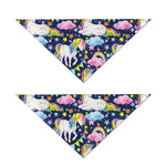 Unicorn Night Festival Pattern Print Dog Bandana