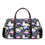 Unicorn Night Festival Pattern Print Duffle Bag