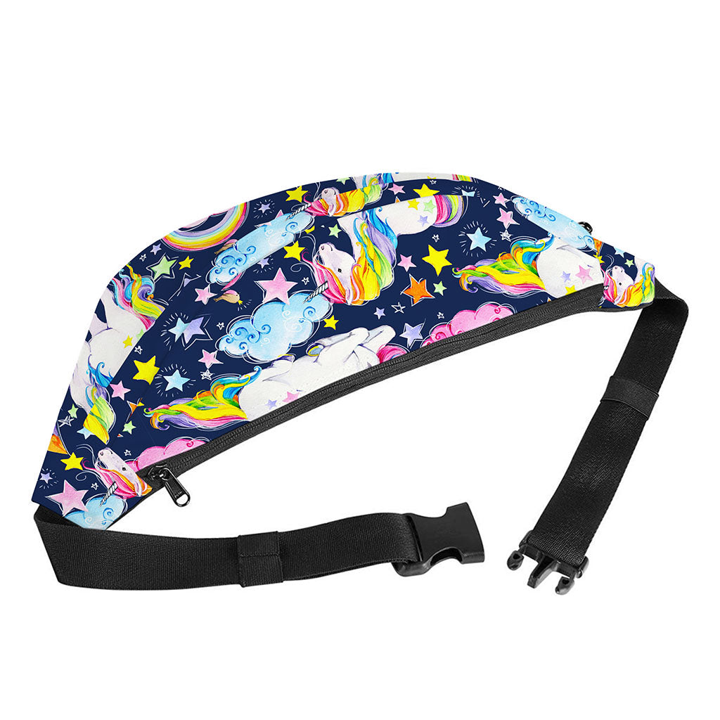 Unicorn Night Festival Pattern Print Fanny Pack