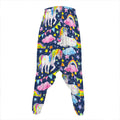 Unicorn Night Festival Pattern Print Hammer Pants