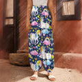 Unicorn Night Festival Pattern Print Harem Pants