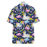 Unicorn Night Festival Pattern Print Hawaiian Shirt