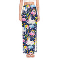 Unicorn Night Festival Pattern Print High Slit Maxi Skirt