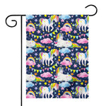 Unicorn Night Festival Pattern Print House Flag