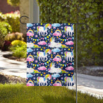 Unicorn Night Festival Pattern Print House Flag