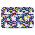 Unicorn Night Festival Pattern Print Indoor Door Mat