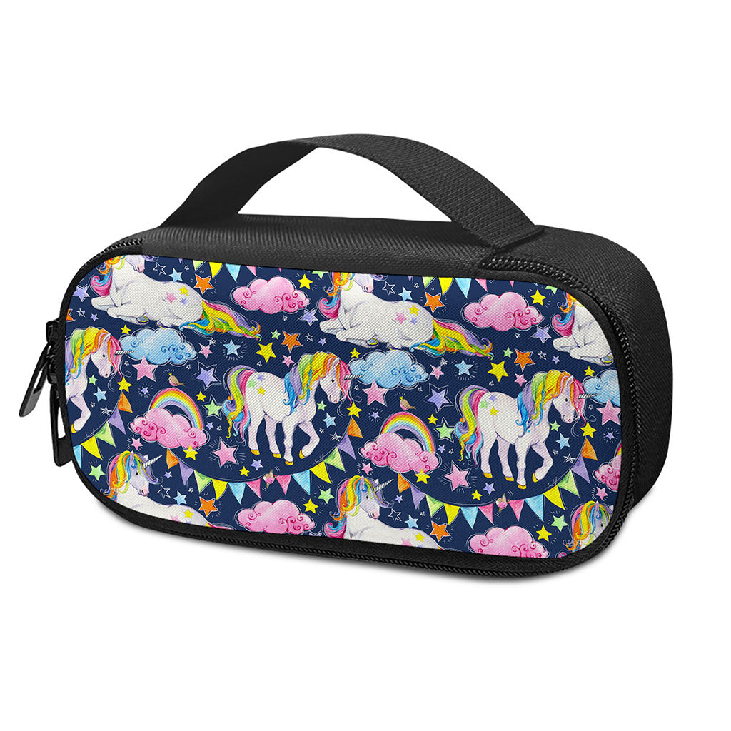 Unicorn Night Festival Pattern Print Insulin Cooler Travel Case